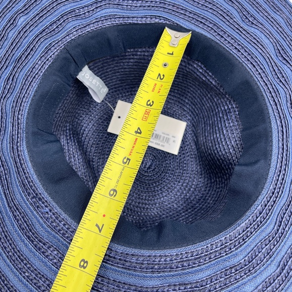 Josette Womens Blue Hat With Bow One Size - Picture 8 of 8